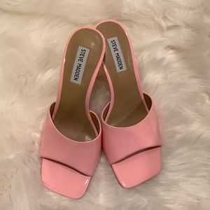 Steve Madden pink sandal heels